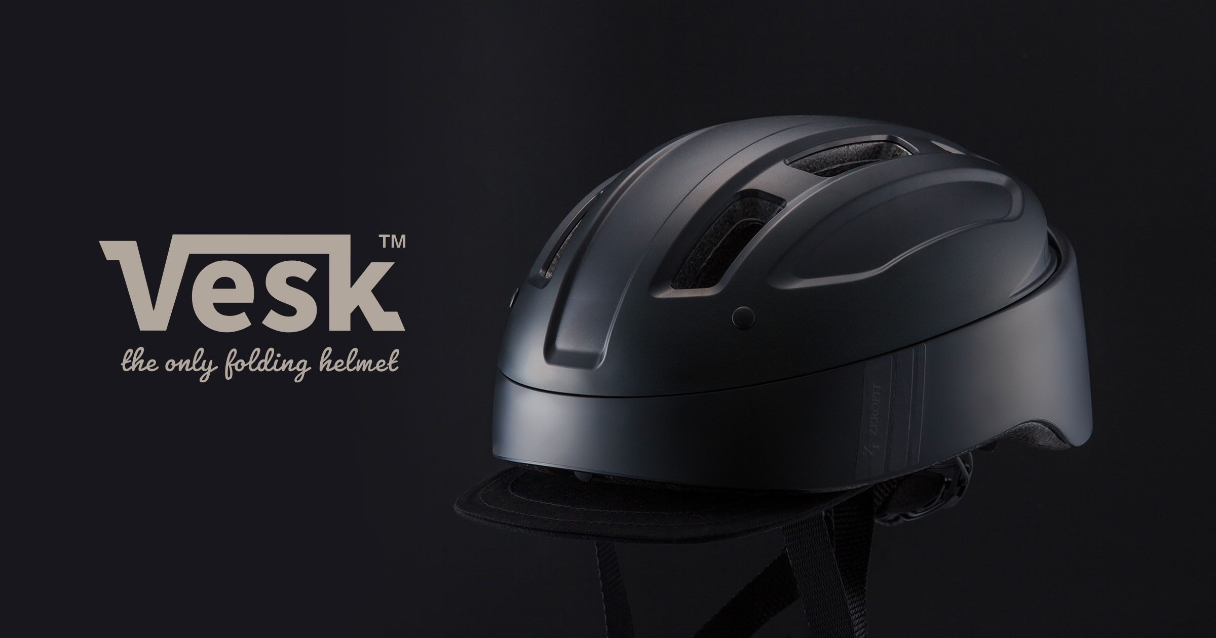自転車用折りたたみヘルメット「VESK」